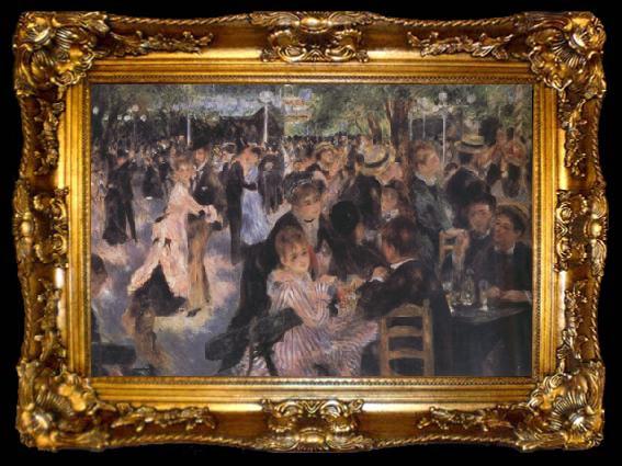 framed  Pierre-Auguste Renoir Ball at the Moulin de la Galette (nn03), ta009-2